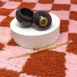Burning Love 8 Ball Silicone Container Storage