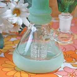 Burning Love Bongs Aventurine Water Pipe 11 Burning Love Bongs Aventurine Water Pipe