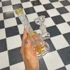 Burning Love Bongs Mini Twirl Water Pipe- Amber 1 Burning Love Bongs Mini Twirl Water Pipe- Amber