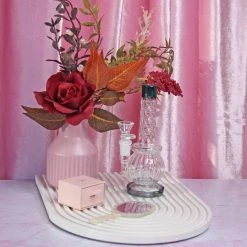 Burning Love Elegant Orb Bong- Teal