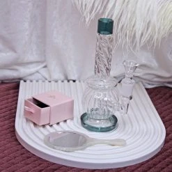 Burning Love Elegant Orb Bong- Teal