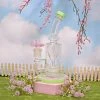 Burning Love Flower Power Water Pipe- Mint Bongs 2 Burning Love Flower Power Water Pipe- Mint Bongs