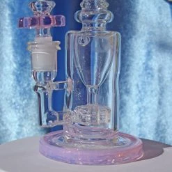 Burning Love Flower Power Water Pipe- Pink Bongs