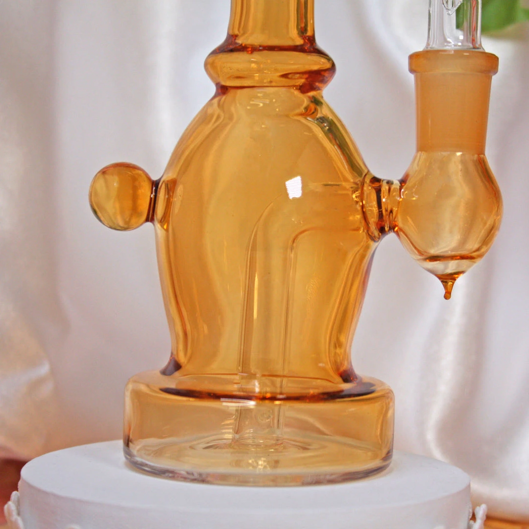 Burning Love Orange Bubble Water Pipe Bongs 7 Burning Love Orange Bubble Water Pipe Bongs