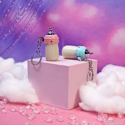 Burning Love Baby Bottle Keychain Lighter- Blue Lighters 10 Burning Love Baby Bottle Keychain Lighter- Blue Lighters