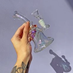 Burning Love Belle Of The Ball Water Pipe- Iridescent 14 Burning Love Belle Of The Ball Water Pipe- Iridescent