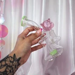 Burning Love Blossom Bong- Jade Bongs