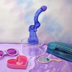 Shop Burning Love Pipes Blue Powerpuff Bubbler