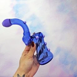 Shop Burning Love Pipes Blue Powerpuff Bubbler