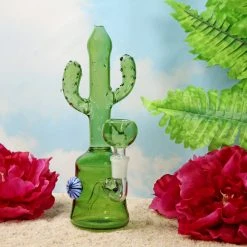 Burning Love Green Cactus Water Pipe