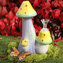 Shop Burning Love Bongs Ceramic Mushroom Bong