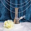 Burning Love Bongs Crystal Water Pipe- Gold 2 Burning Love Bongs Crystal Water Pipe- Gold