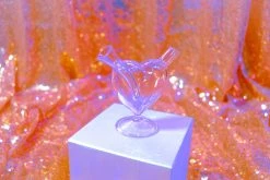 Burning Love Joint Accessories Mini Heart Bubbler- Pink