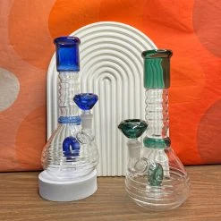 Burning Love Bongs With Perks Fancy Lad Water Pipe- Teal 9 Burning Love Bongs With Perks Fancy Lad Water Pipe- Teal