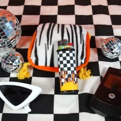 Burning Love Lighter Case- Checkerboard Flames 10 Burning Love Lighter Case- Checkerboard Flames