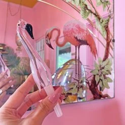 Shop Burning Love Flamingo Dab Straw