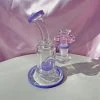 Burning Love Bongs Flower Power Water Pipe- Purple 1 Burning Love Bongs Flower Power Water Pipe- Purple