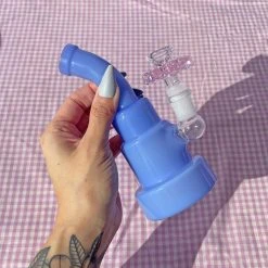 Burning Love Periwinkle Water Pipe Bongs