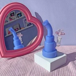 Burning Love Periwinkle Water Pipe Bongs