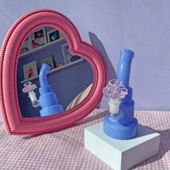 Burning Love Periwinkle Water Pipe Bongs