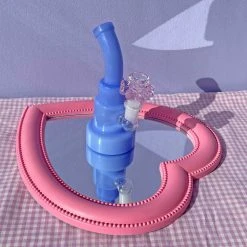 Burning Love Periwinkle Water Pipe Bongs