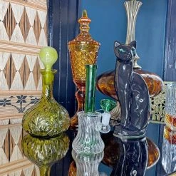 Burning Love Regal Gem Water Pipe- Green Bongs 9 Burning Love Regal Gem Water Pipe- Green Bongs