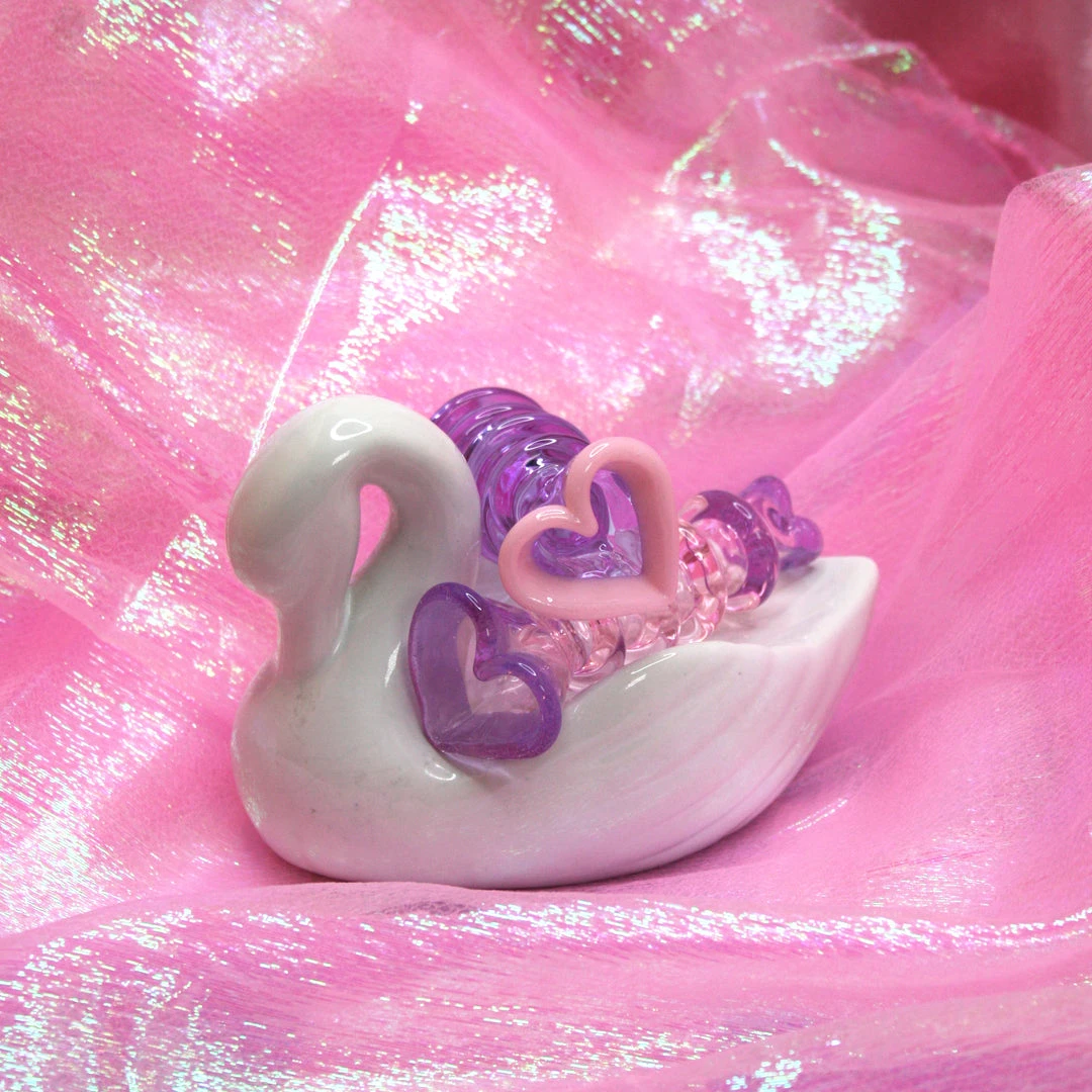 Burning Love Pipes Heart Of Glass One Hitter - Mystery Color 6 Burning Love Pipes Heart Of Glass One Hitter - Mystery Color