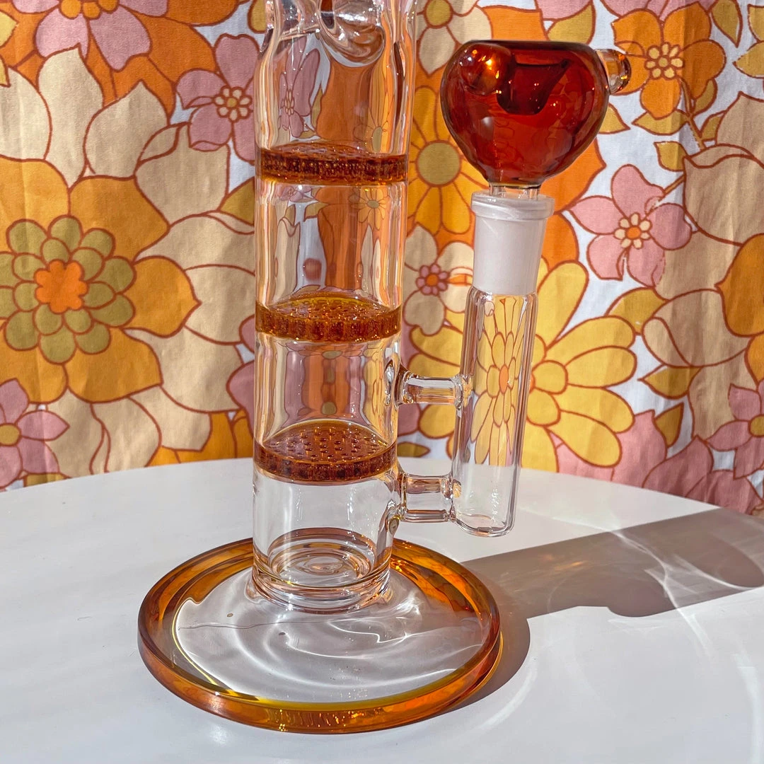 Burning Love Bongs Honeycomb Water Pipe 8 Burning Love Bongs Honeycomb Water Pipe