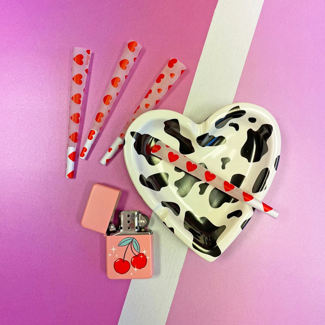 Shop Burning Love 4 Pack- Red Heart Cones 8 Shop Burning Love 4 Pack- Red Heart Cones