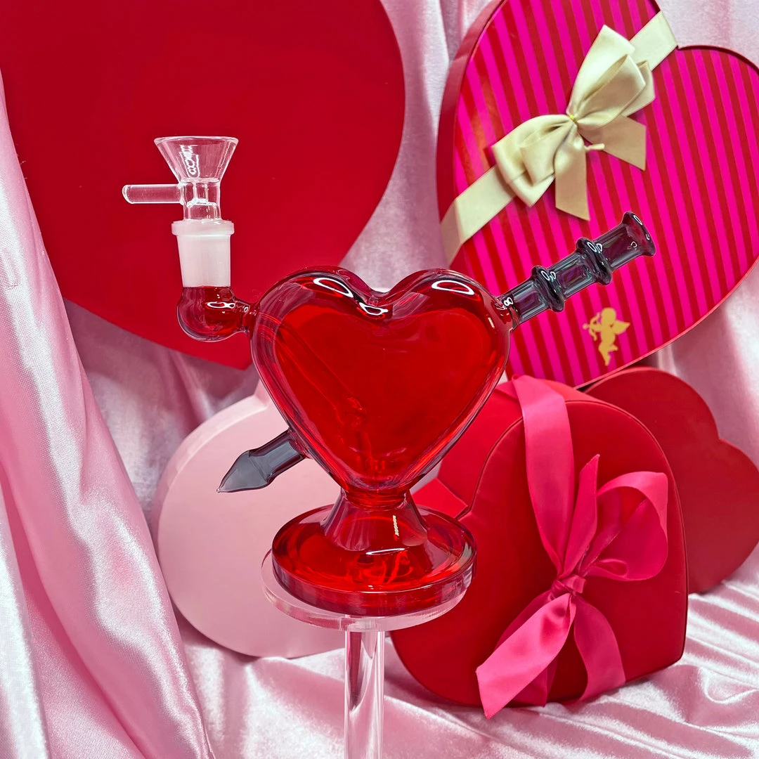 Burning Love Cupid's Heart Bong 3 Burning Love Cupid's Heart Bong