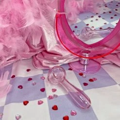 Shop Burning Love Pipes Pink Jelly Pipe