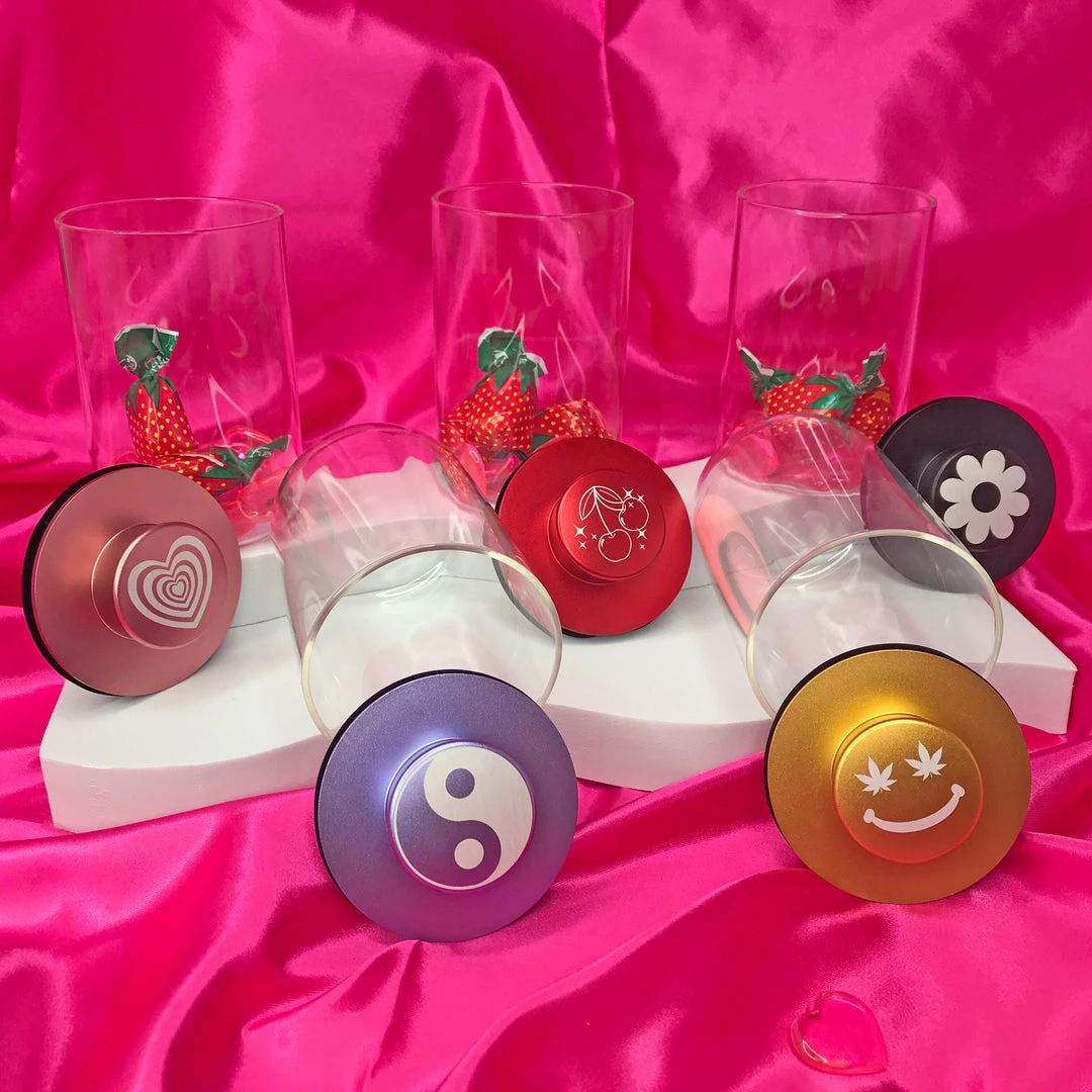 Shop Burning Love Stash Jar- Smiley 5 Shop Burning Love Stash Jar- Smiley