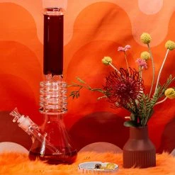 Burning Love 16" Daaaaamn! The Bong- Amber 17 Burning Love 16