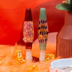 Shop Burning Love Lava Lamp Dab Straw- Jade 11 Shop Burning Love Lava Lamp Dab Straw- Jade