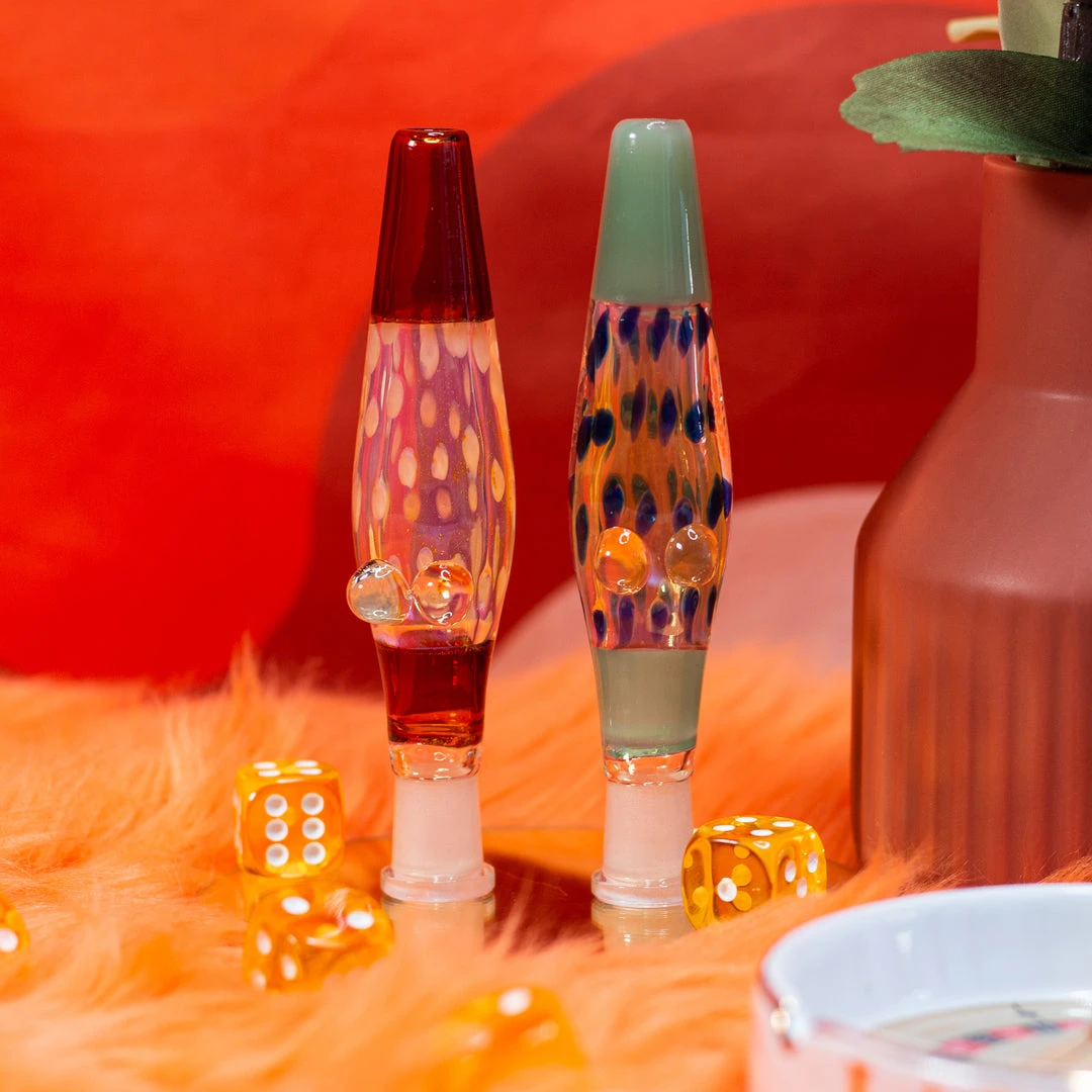 Shop Burning Love Lava Lamp Dab Straw- Jade 6 Shop Burning Love Lava Lamp Dab Straw- Jade