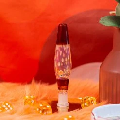 Shop Burning Love Lava Lamp Dab Straw- Amber