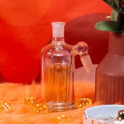 Shop Burning Love Amber Ash Catcher Perc 14 Shop Burning Love Amber Ash Catcher Perc