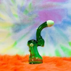 Shop Burning Love Pipes Green Powerpuff Bubbler