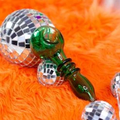 Shop Burning Love Pipes Built-In Filter Pipe- Green