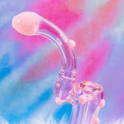 Shop Burning Love Pink Powerpuff Bubbler Pipes 15 Shop Burning Love Pink Powerpuff Bubbler Pipes