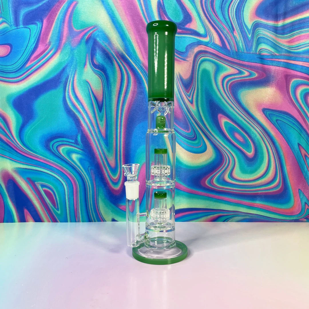 Burning Love 15" Super Smoker Water Pipe- Jade 3 Burning Love 15" Super Smoker Water Pipe- Jade