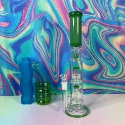 Burning Love 15" Super Smoker Water Pipe- Jade 13 Burning Love 15