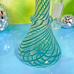 Burning Love Bubblers Green Groovy Swirl Bubbler