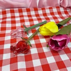 Burning Love Pipes Tulip Pipe- Red