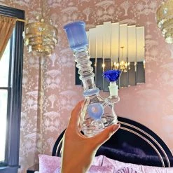 Burning Love Jade Water Pipe - Pastel Blue Bongs