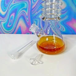 Burning Love 16" Daaaaamn! The Bong- Amber 14 Burning Love 16