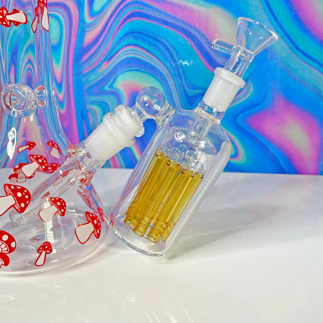 Shop Burning Love Amber Ash Catcher Perc 4 Shop Burning Love Amber Ash Catcher Perc