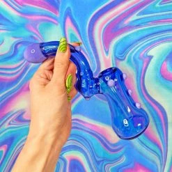 Shop Burning Love Pipes Blue Powerpuff Bubbler
