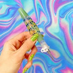 Shop Burning Love Lava Lamp Dab Straw- Jade 9 Shop Burning Love Lava Lamp Dab Straw- Jade