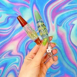 Shop Burning Love Lava Lamp Dab Straw- Jade 12 Shop Burning Love Lava Lamp Dab Straw- Jade